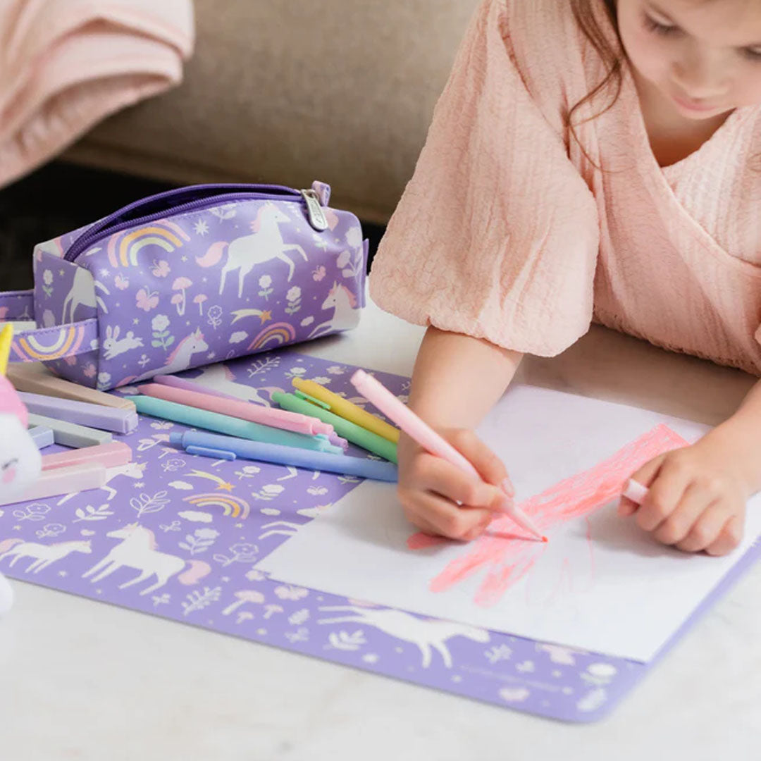 A little lovely company placemat unicorn dreams