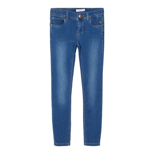 Name It Polly Thayers Jeans, Medium Blue Denim, 128 cm