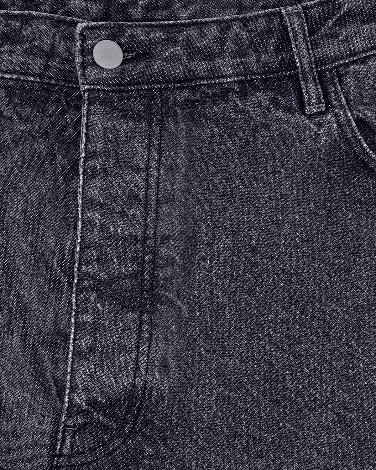 Denim Pants Washed Black
