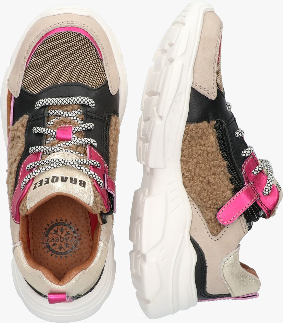 BRAQEEZ bruine braqeez lage sneakers river run