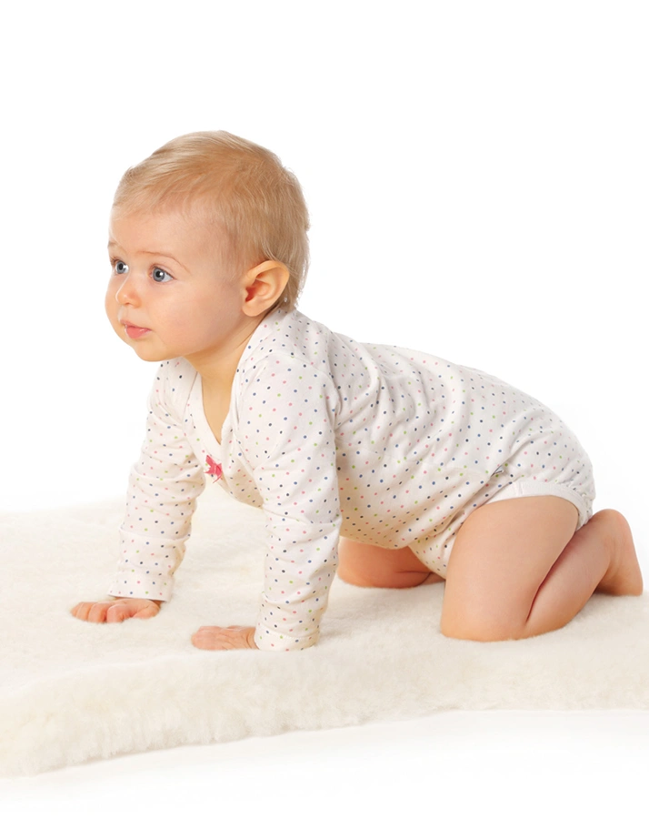 Baby-Lammfell CLASSIC (60x70) in weiß