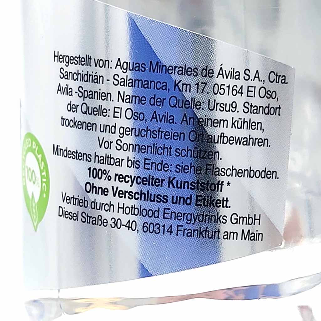 URSU 9 Natürliches Alkalisches Mineralwasser - 6x500ml MHD:10.6.26