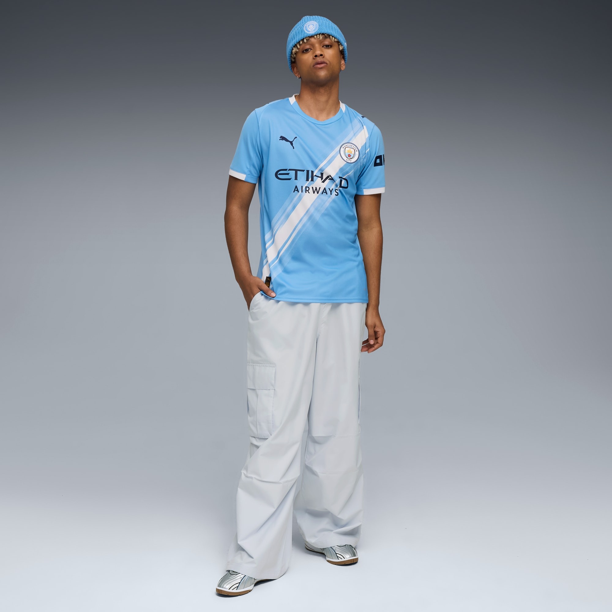 Manchester City 25/26 Hjemmedrakt Herre Team Light Blue/Puma White