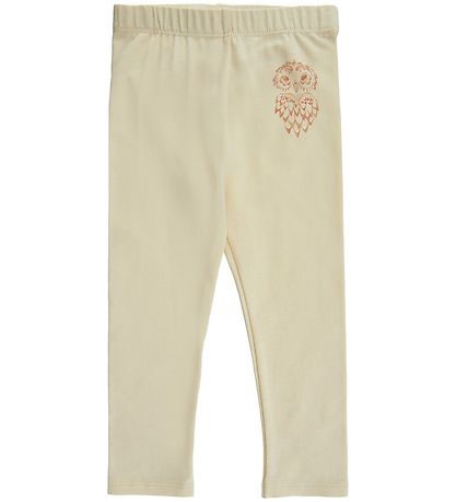 Soft Gallery Leggings - SGBaby Paula - Eule - Mandelöl