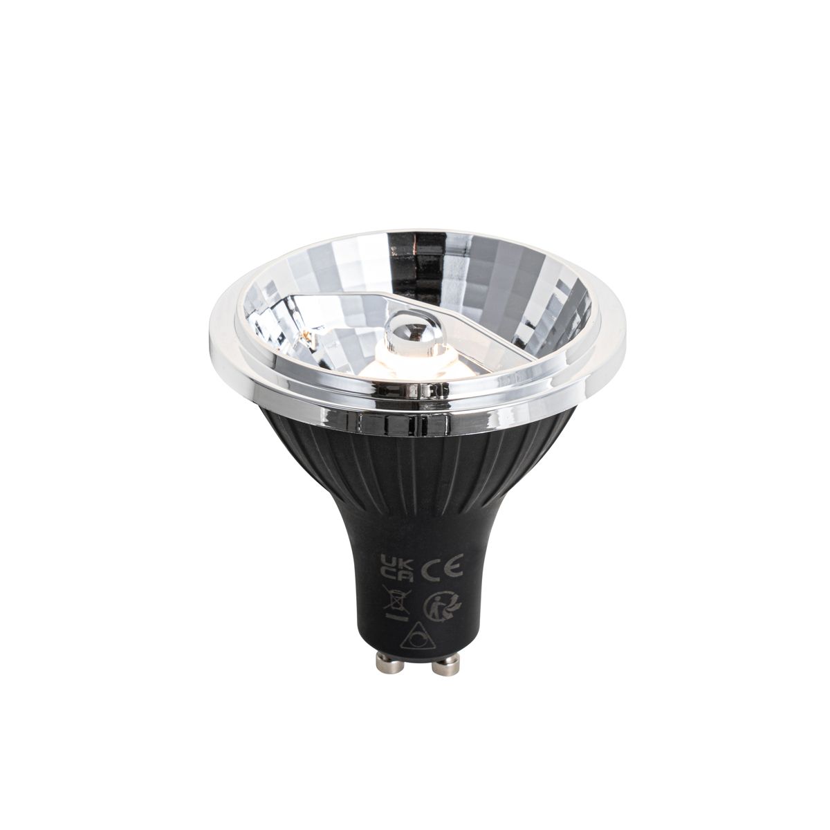 Set van 5 GU10 dimbare LED lamp 70mm 6.5W 600 lm 2700K