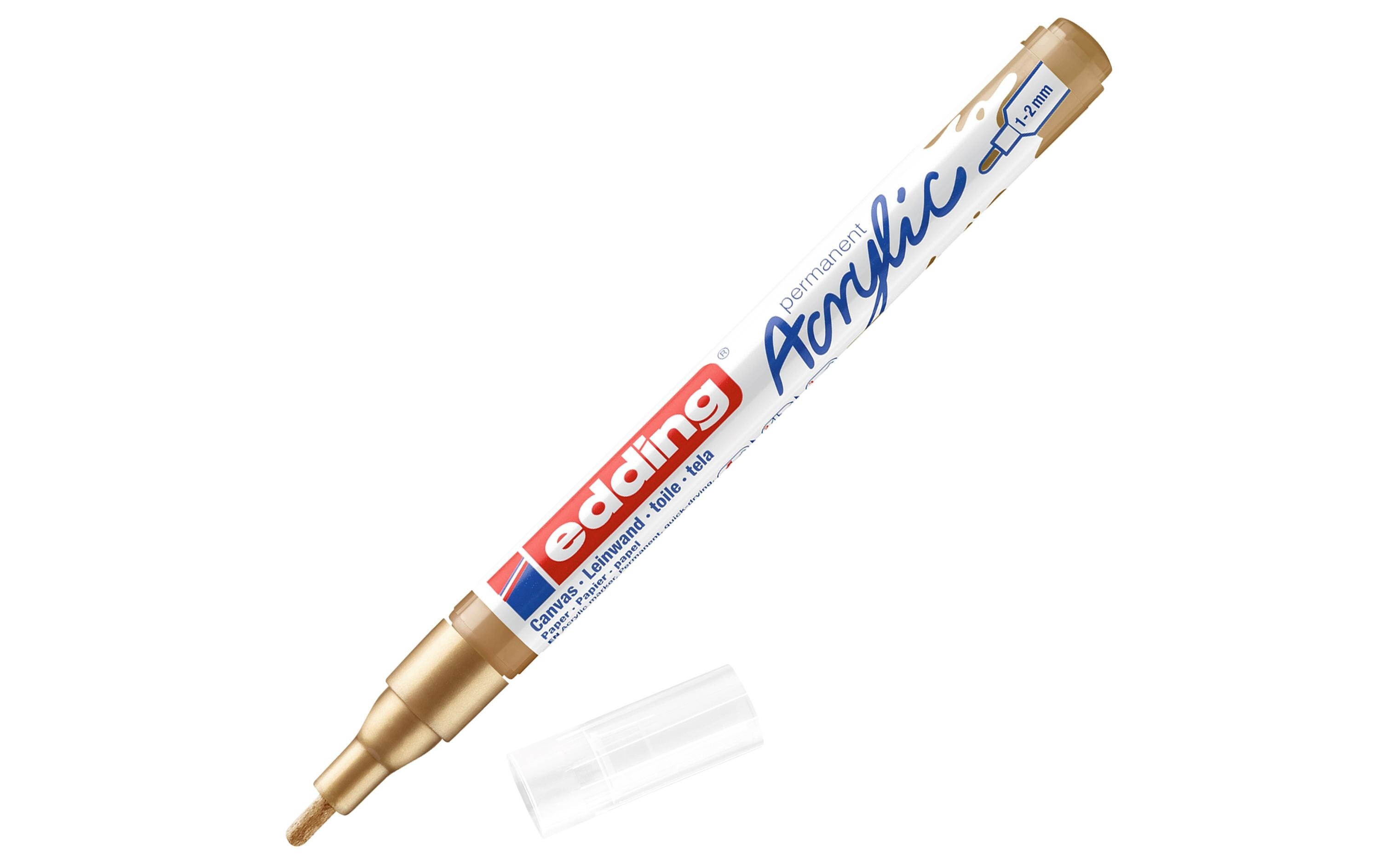 Acrylmarker 5300 Fein, GoldSchnelltrocknende Acrylstifte