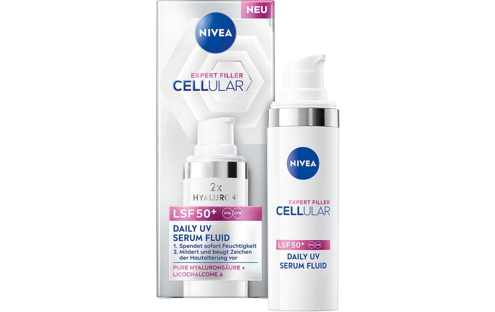 Gesichtsserum Filler Daily UV Serum Fluid LSF 50+ 30 mlSerum Fluid schützt vor schädlicher UV-Belastung und reduziert gleichzeitig die Anzeichen der Hautalterung