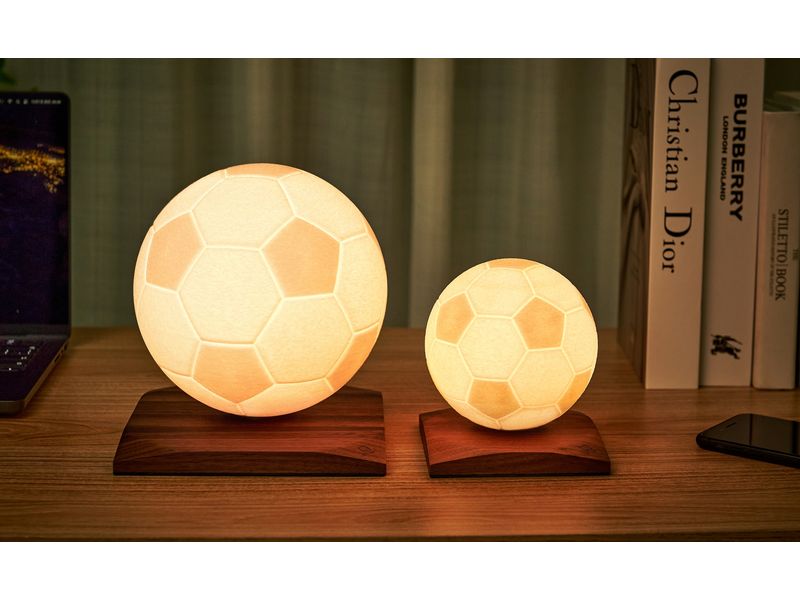 Gingko LED Stimmungslicht Smart Football Mini Braun Fussbal im Lampendesign
