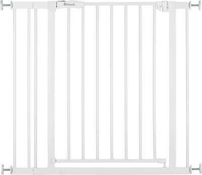 Hauck Open N Stop 2 Sikkerhetsgrind + 9 cm Forlengelse, White