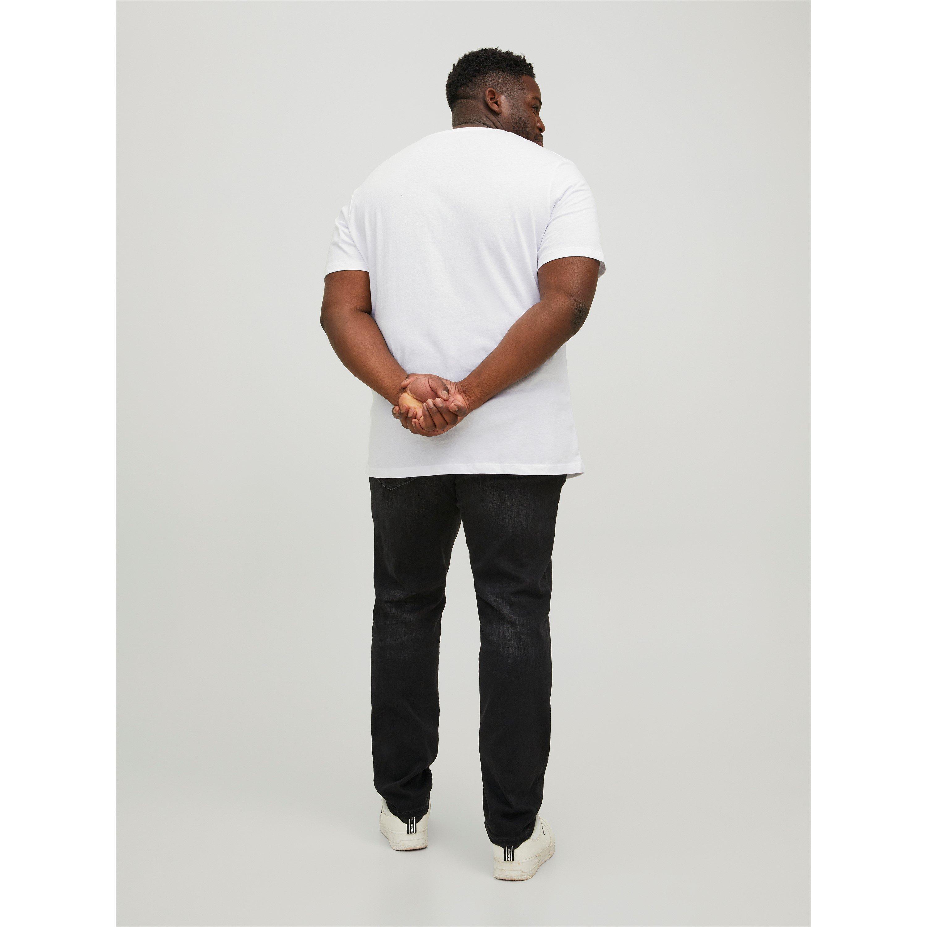 Jack and Jones Short Sleeve Logo T Shirt Mens Plus Size
