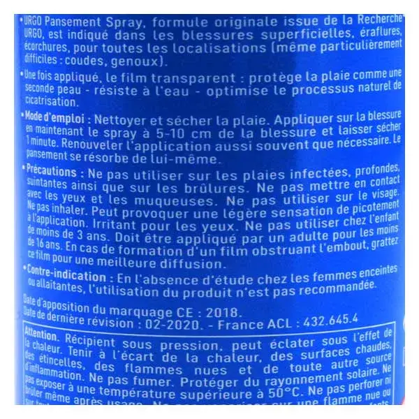Urgo Filmogel Pansement Spray 40ml