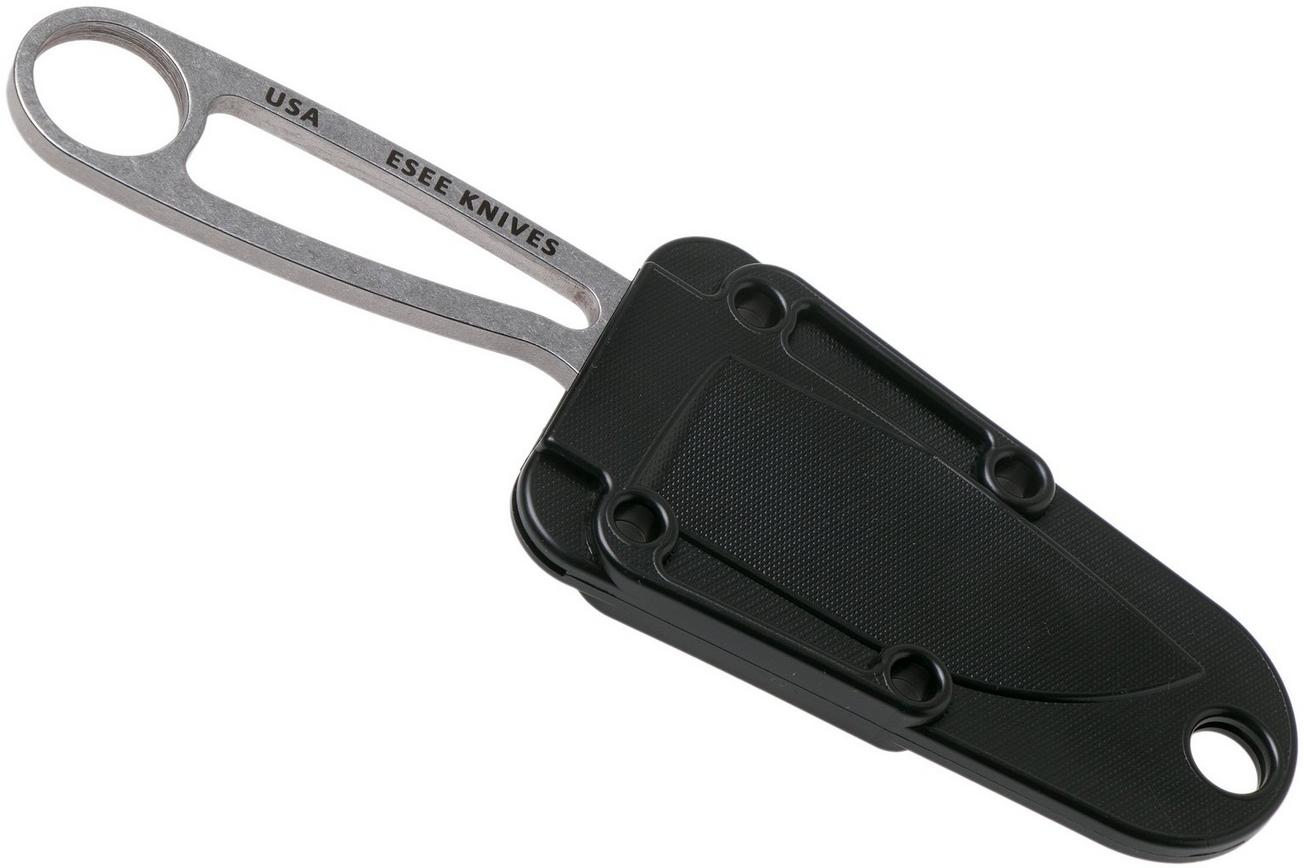 ESEE Izula Stainless IZULA-35V CPM S35VN nekmes met zwarte schede