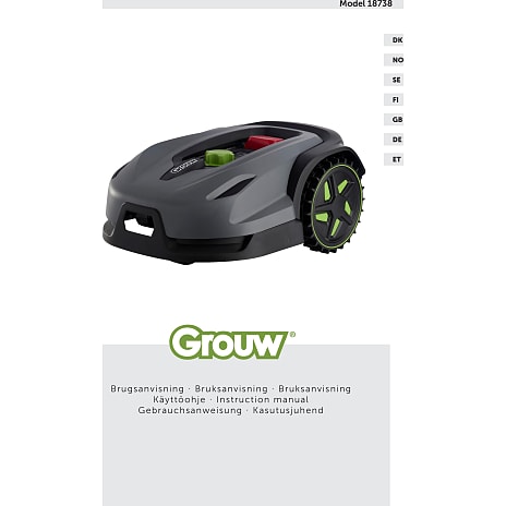 Grouw robotplæneklipper 600m2
