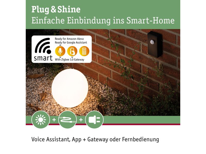 Paulmann Controller Plug & Shine Zigbee IP68 24 V DC Plug & Shine Zigbee Controller IP68 24 V DC max. 75W Schwarz