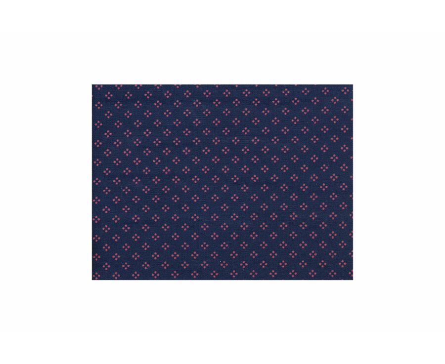 Chemise marine imprimée à motif rouge - PHILBERT