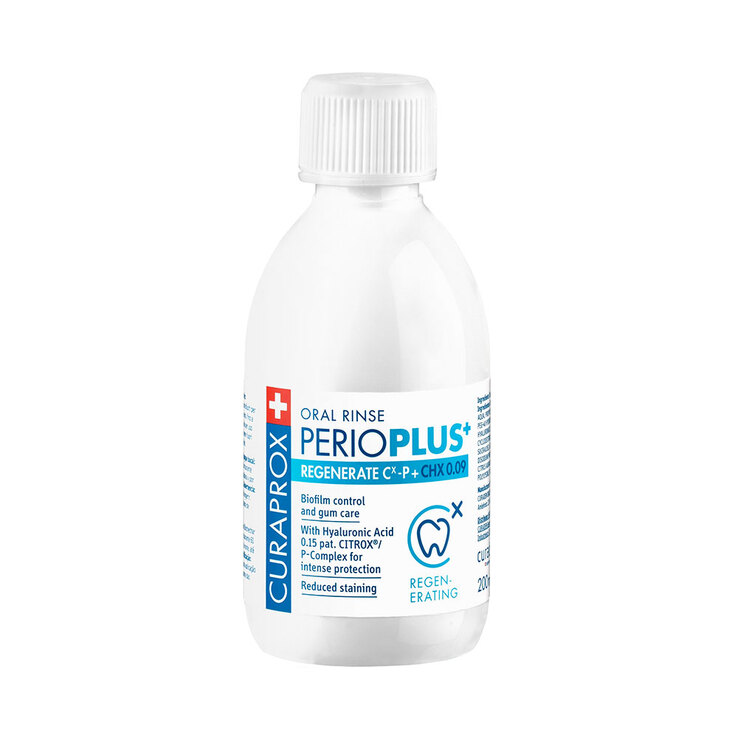 Curaprox Perio Plus + Regenerate Mundspülung, 200 ml