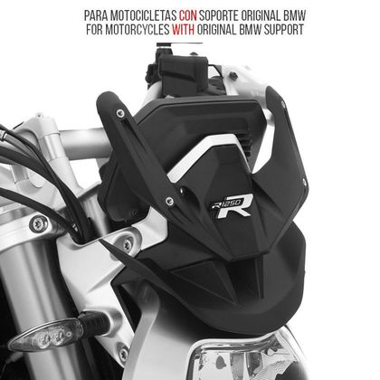 Saute vent Puig TOURING COMPATIBLE AVEC LE SUPPORT BMW ORIGINE - Gris