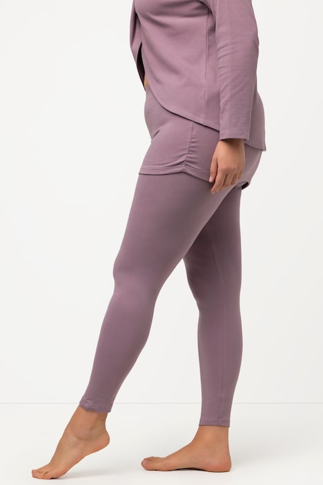 Yoga-Leggings mit Rock, Slim, Biobaumwolle