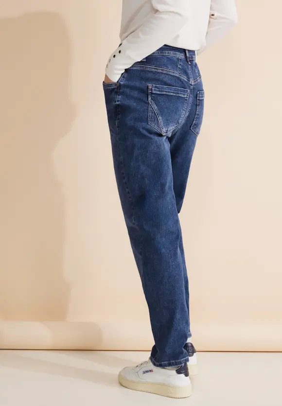 Casual Fit Jeans - mid blue washed