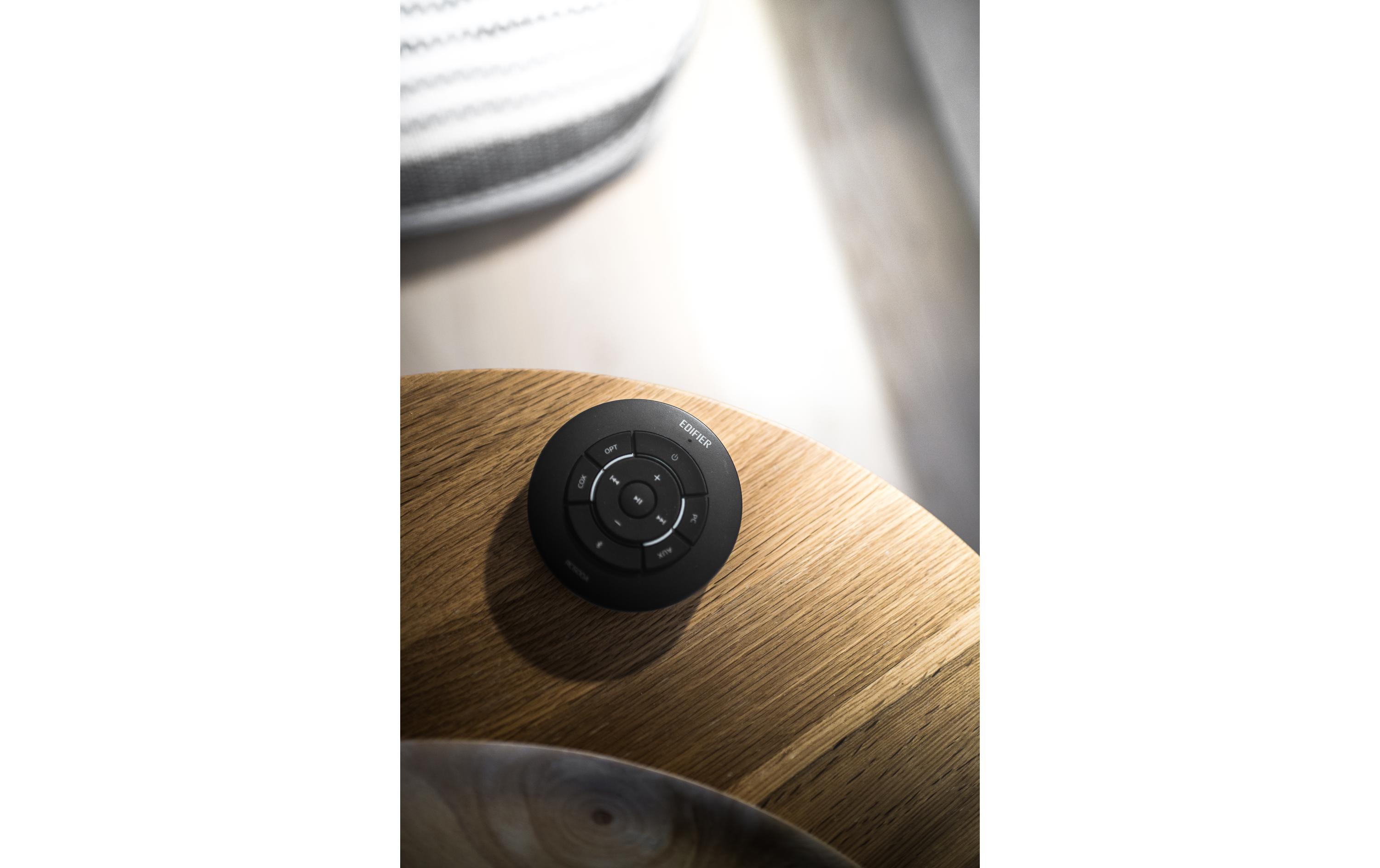 Regallautsprecher Paar S350DB mit Subwoofer Braun<br>Aktive 2.1 Lautsprecher mit Subwoofer und Bluetooth