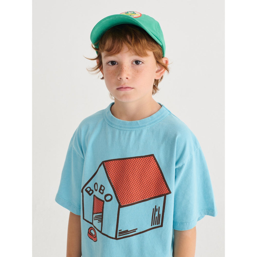 Køb Bobo Choses Light Blue Pickles Is At Home T-Shirt