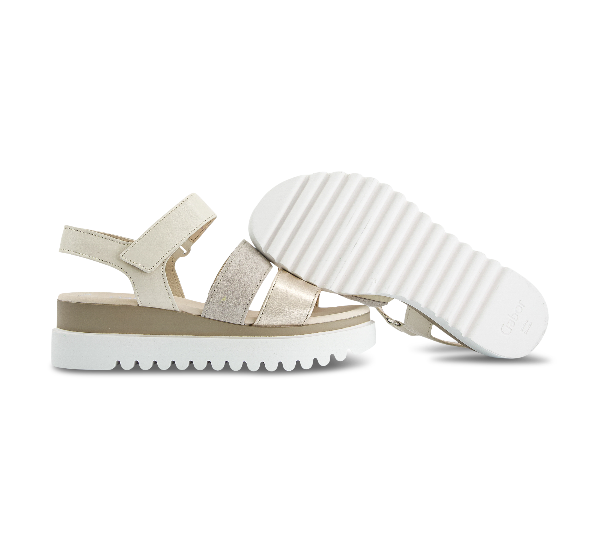 Gabor Riemchensandalen beige/taupe