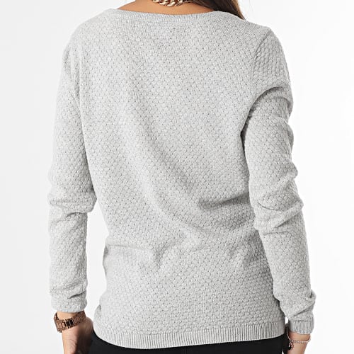 Pull Femme Care Structure Gris
