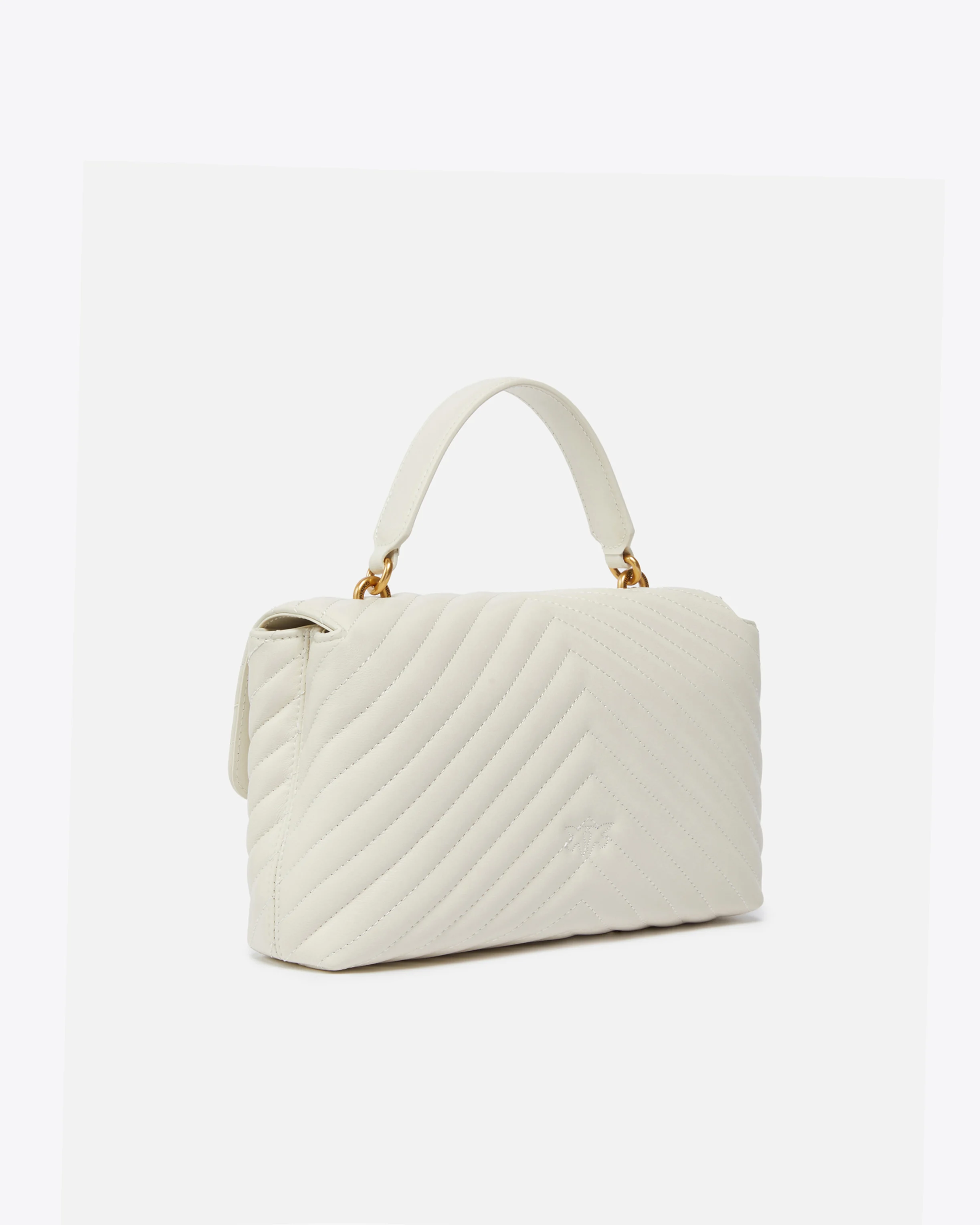 Classic lady love bag puff | Blanc
