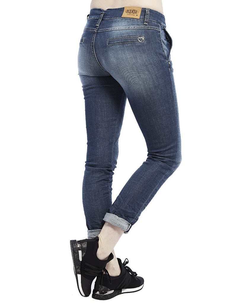 PLEASE CHINO JEAN DENIM FEMME