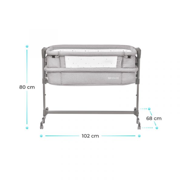 Berço Kinderkraft Neste Up Grey Light Melange