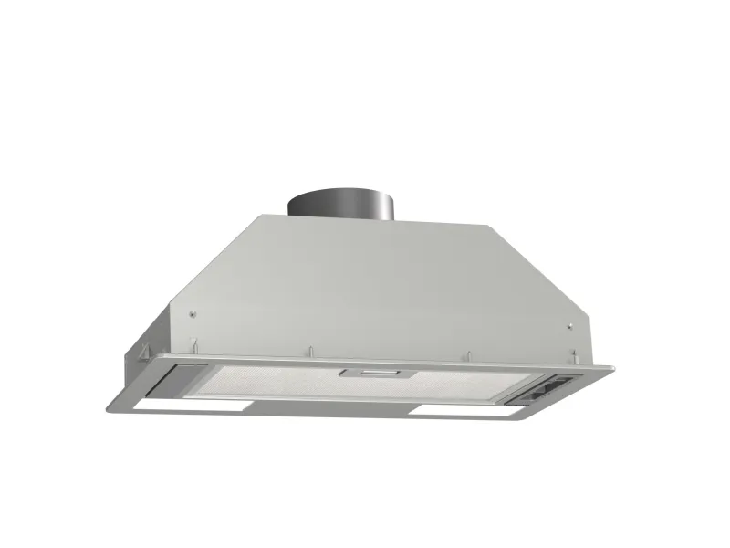 Gorenje Essential BHI611ES - Hætte - tag - bredde: 53.4 cm - dybde: 30 cm - udtrækning og recirkulation (-) - grå