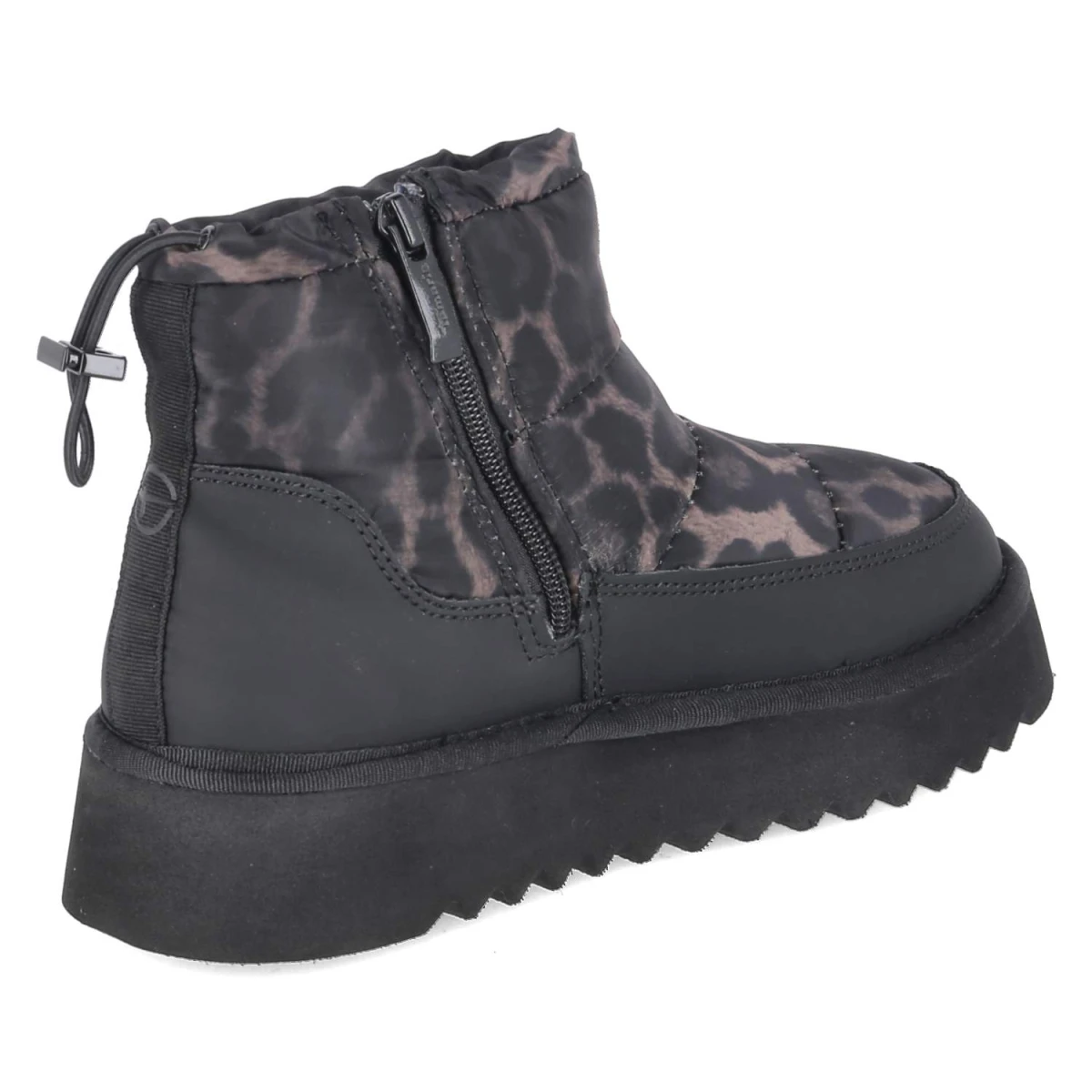 TamarisWinterboots - BLACK/LEOPARD
