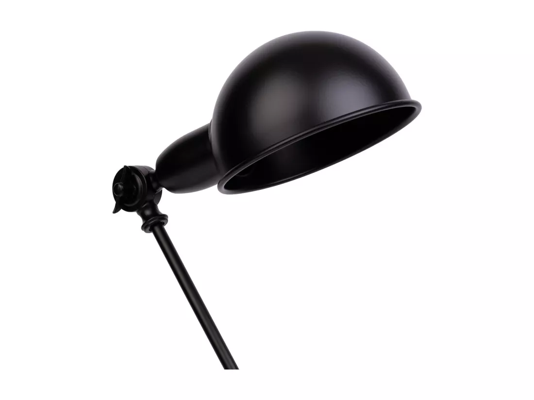 Lampe de bureau en métal noire 23x15x50h
