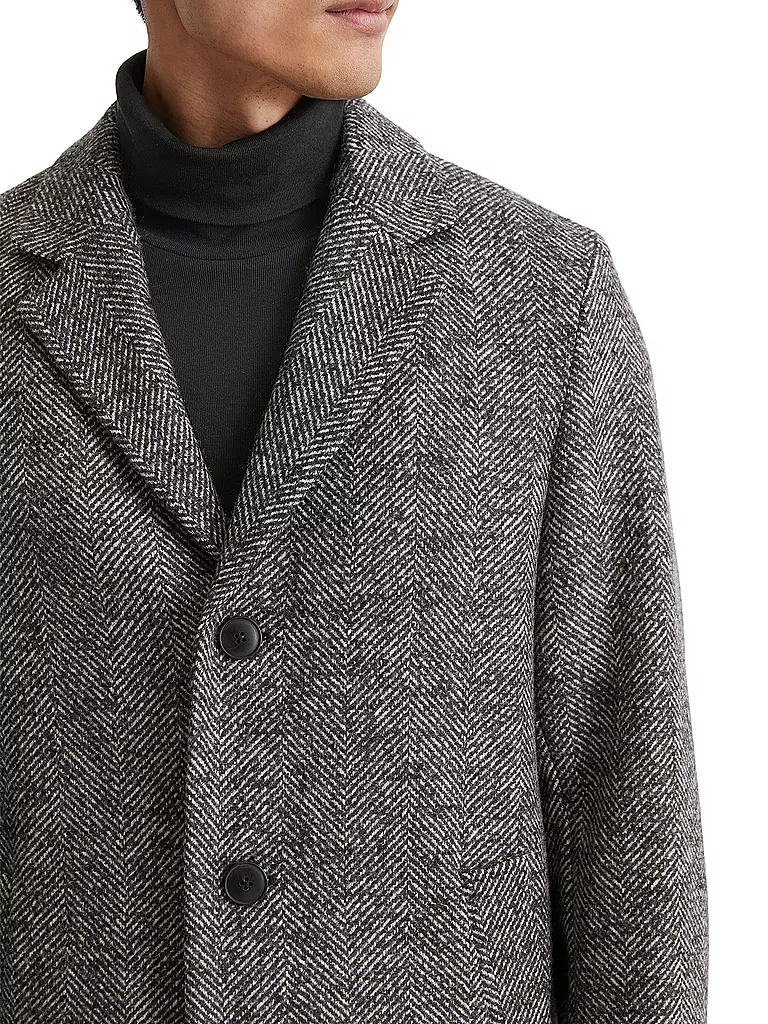 MARC O'POLO Wollmantel schwarz