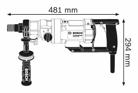 Bosch GDB 180 Diamantboormachine in Koffer - 0601189800