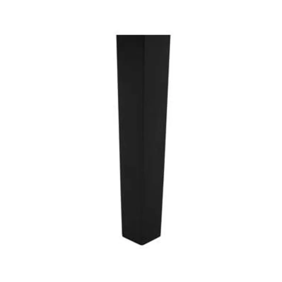 HOUSTON - Eettafel - Zwart - 75 x 120 cm - Rubberhout
