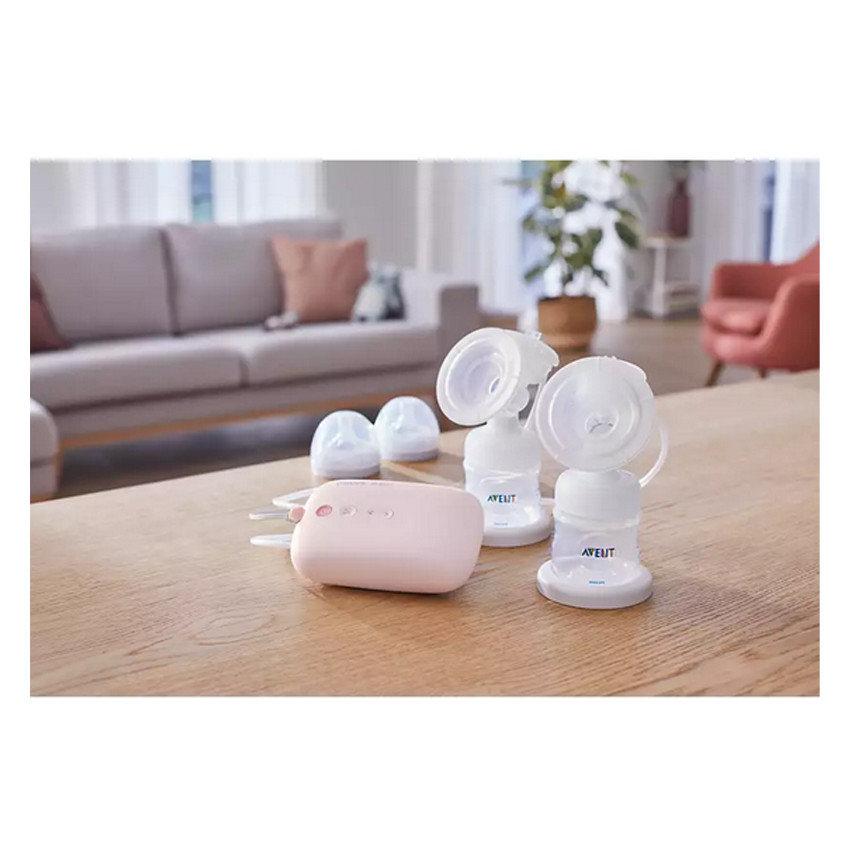 Tire-lait électrique Double SCF397/31 - Rose