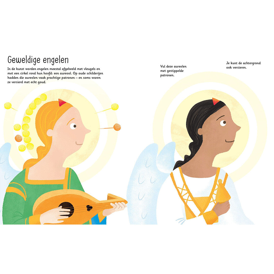 Usborne stempelen met je vingers - kunst