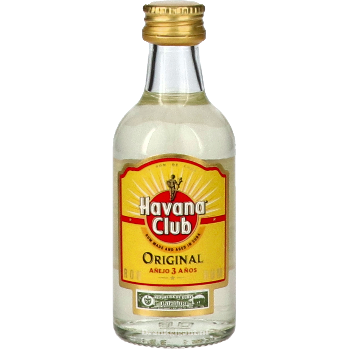 Havana Club 3 years mini 5 cl
