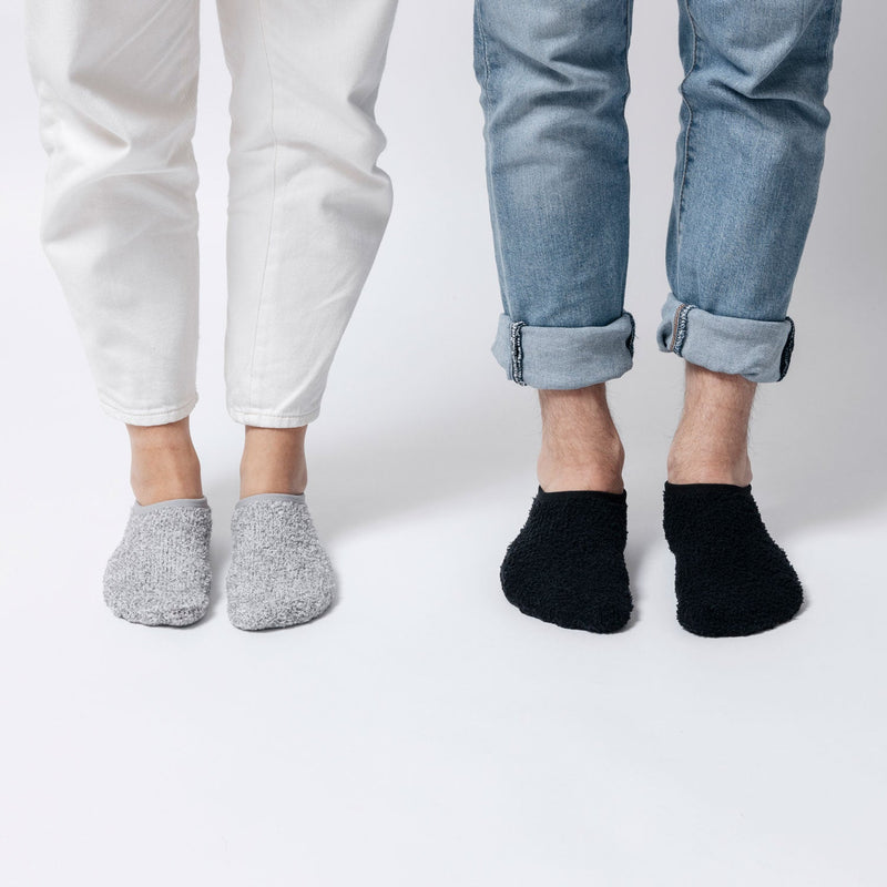 Fluffy Füßlinge für Herren & Damen Mix (Pink/Lavendel)