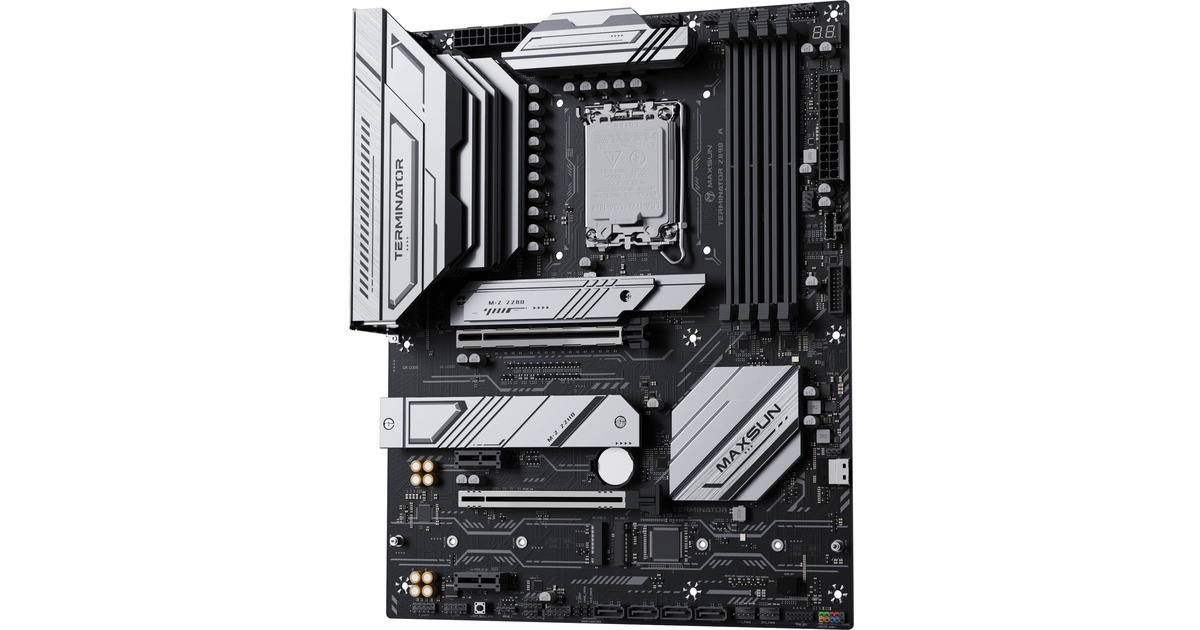 MAXSUNMS-Terminator Z890-A socket 1851 moederbord  (Zwart, RAID, 2.5 Gb-LAN, Sound, ATX)