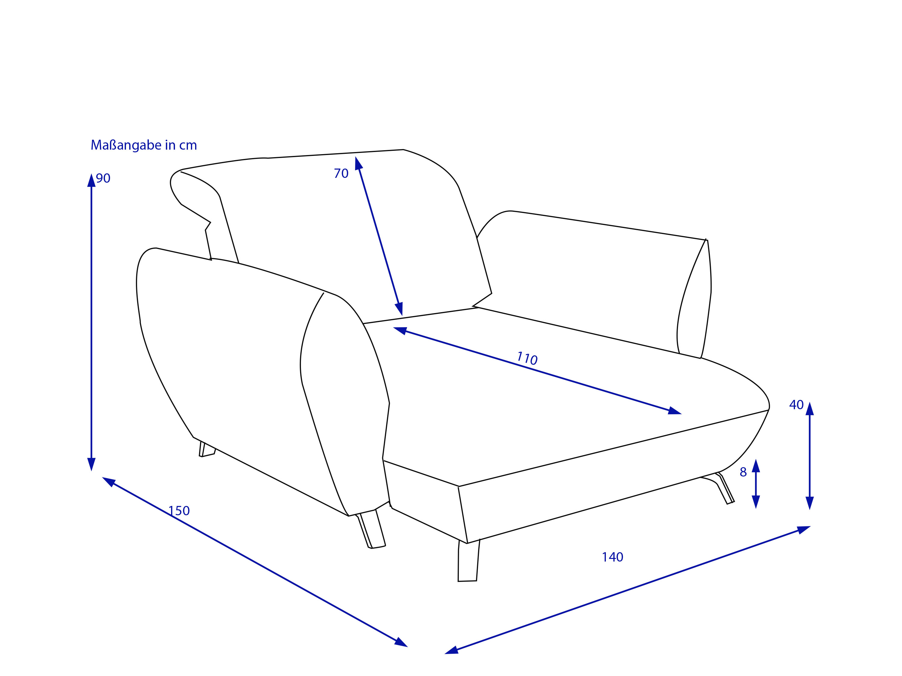 Loveseat PENELOPE