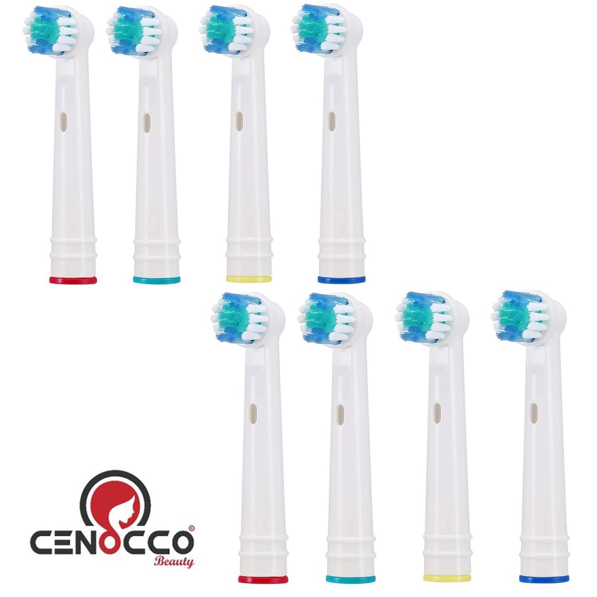 Cenocco CC-9029: 8-delers erstatningsbørstehoder