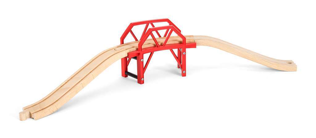BRIO Spiel Bahnbrücke mit Auffahrten