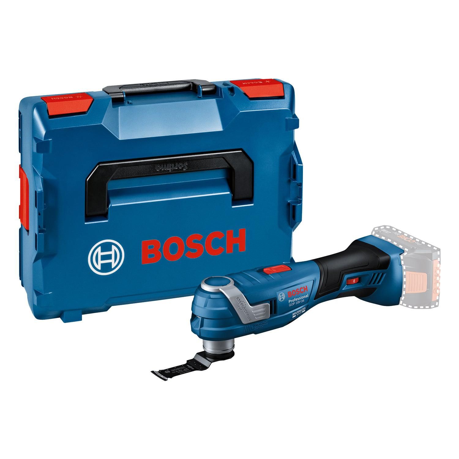 Bosch Professional GOP 18V-34 Accu multitool   accessoires 18V Basic Body in L-Boxx - 06018G2002