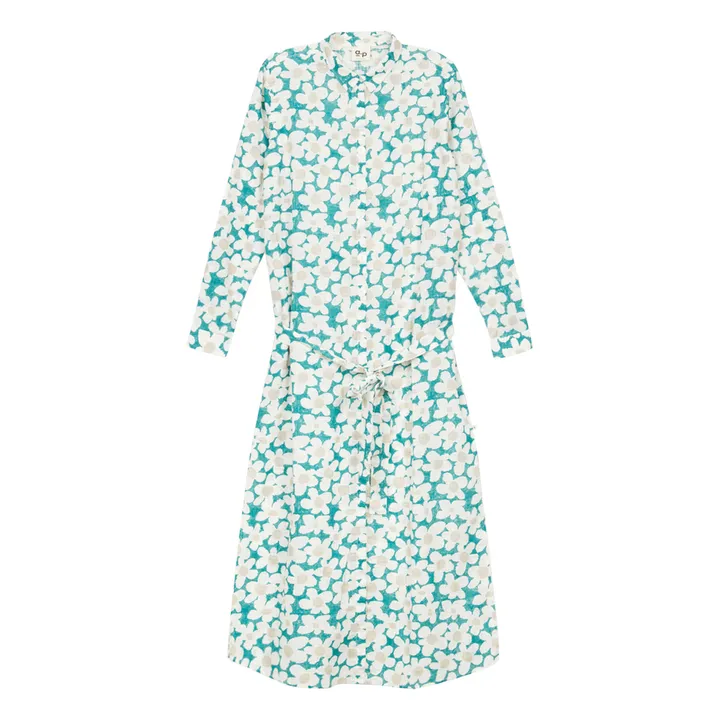 a.p Robe Chemise Francelina Coton Bio | Vert