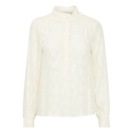 Fransa Langærmet Bluse, Whitecap Gray, XL