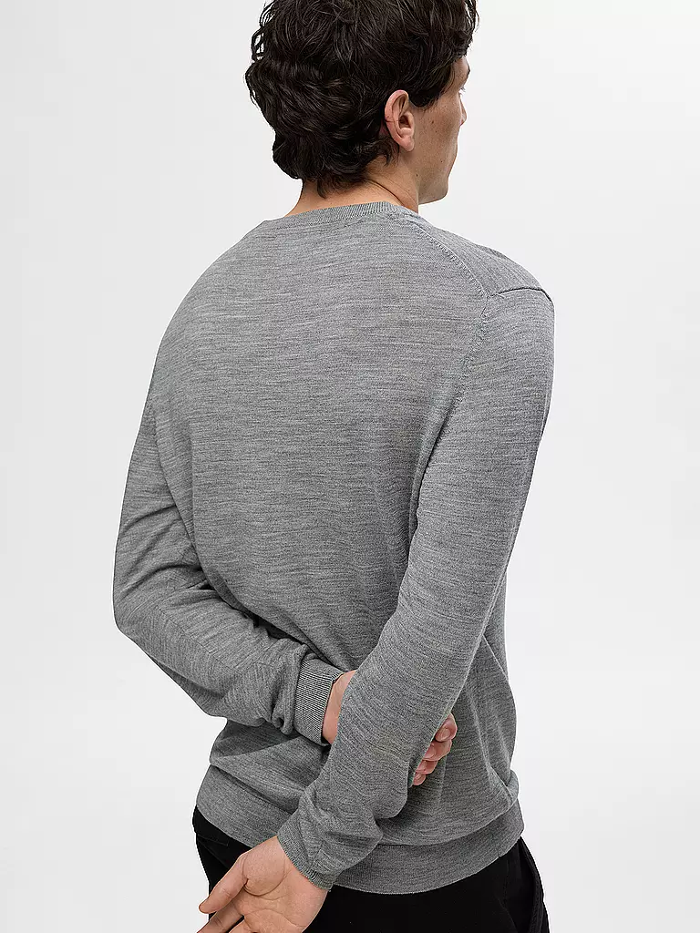 SELECTED Pullover SLHTRAY grau