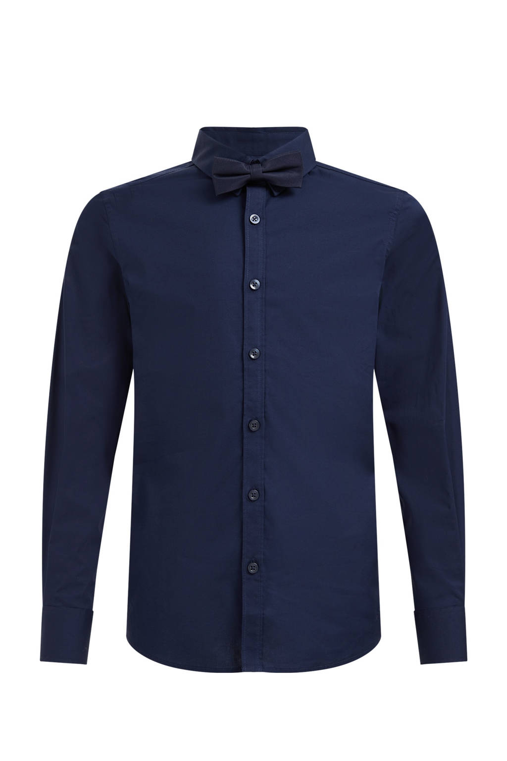 WE Fashion overhemd donkerblauw