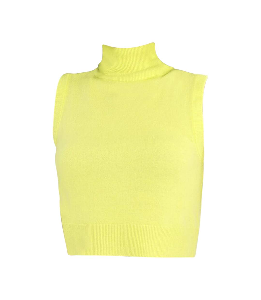 Brave Soul - Haut court à col roulé - Femme (Jaune) - UTUT1316